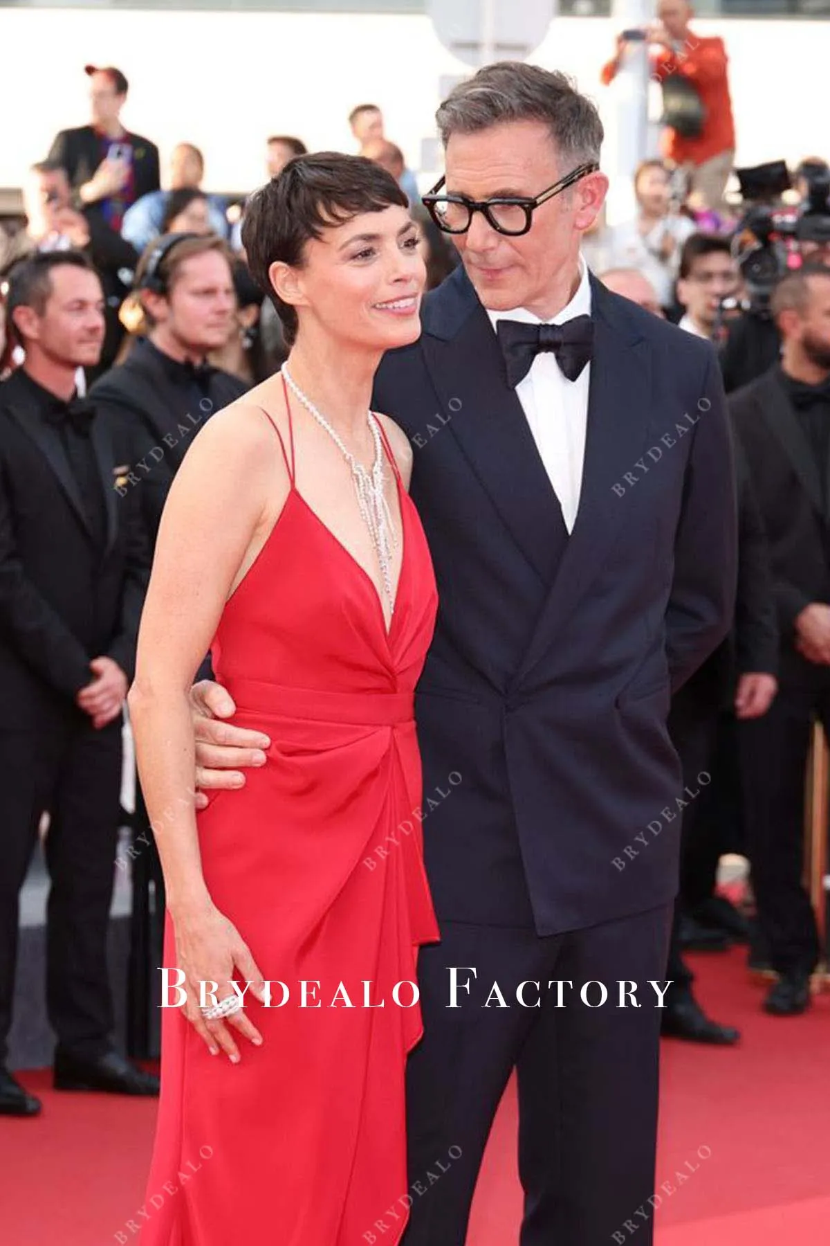 2024 Cannes Film Festival Bérénice Bejo Red Dress