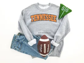 Adult Tennessee Arched Gray Sweatshirt