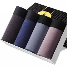 Angelo Ricci™ 4Pcs/Lot Of Men Cotton Thermal Boxers