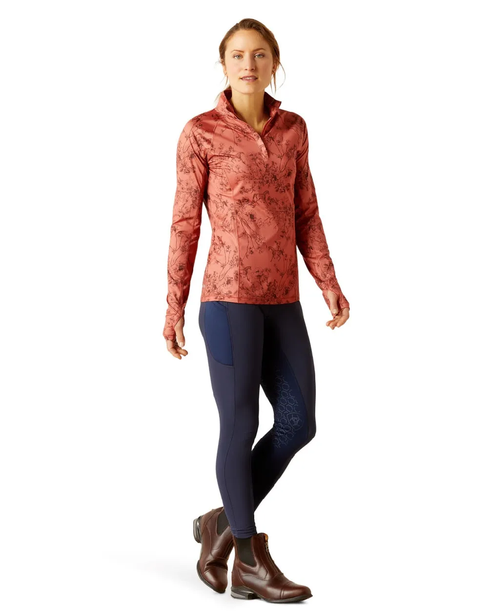 Ariat Womens Lowell 2.0 1/4 Zip Long Sleeve Base Layer