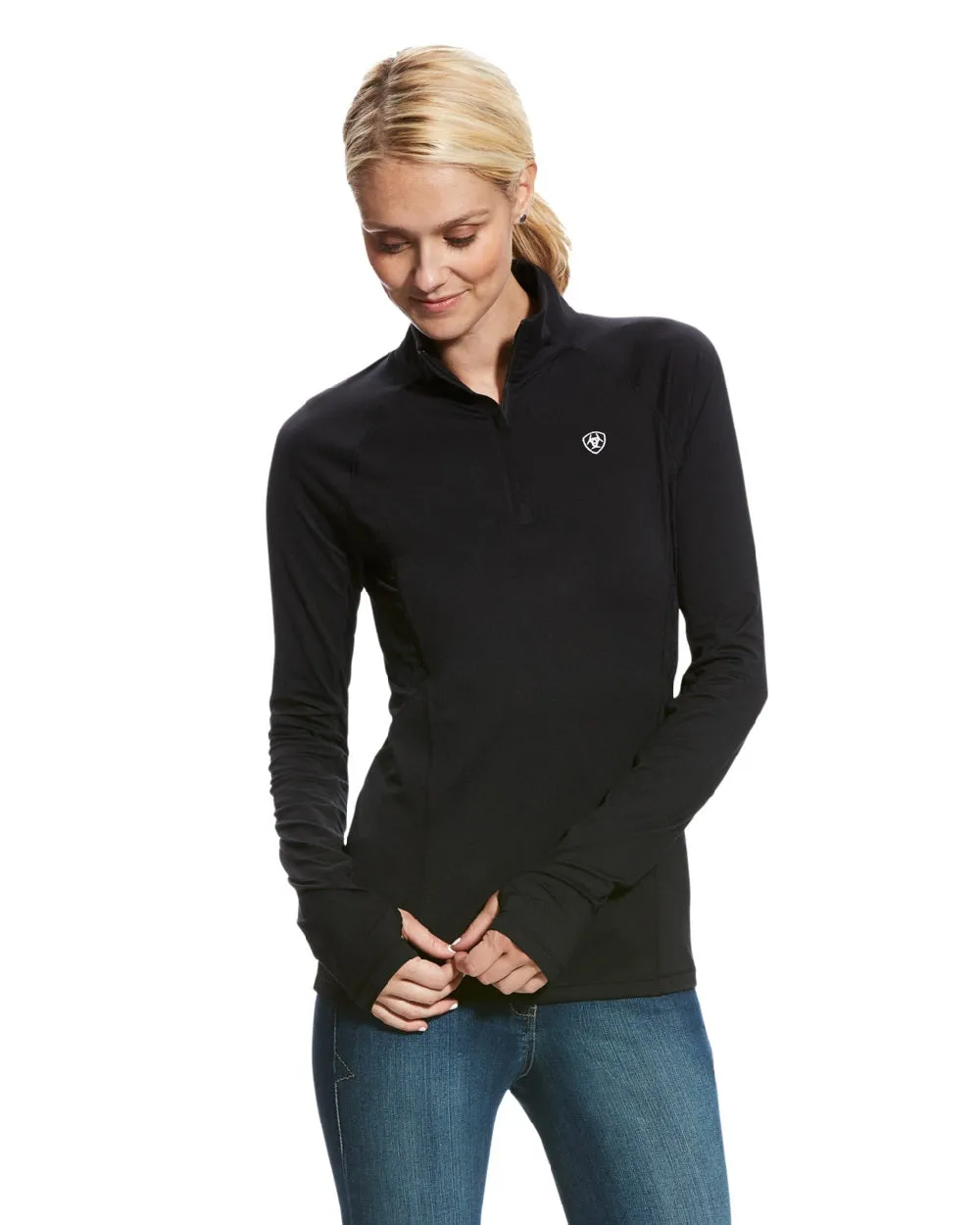 Ariat Womens Lowell 2.0 1/4 Zip Long Sleeve Base Layer