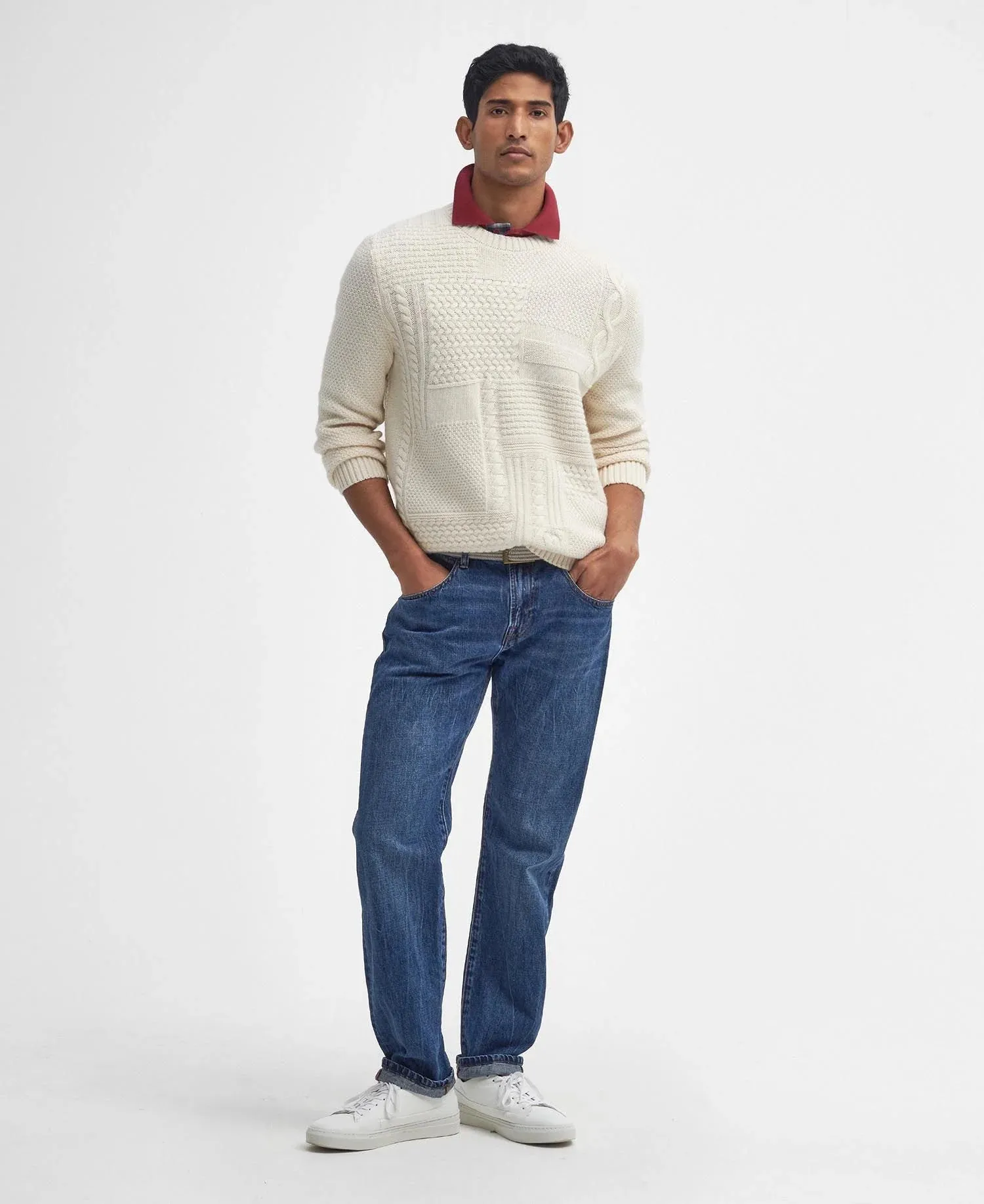 Casey Cable Crew Neck Sweater