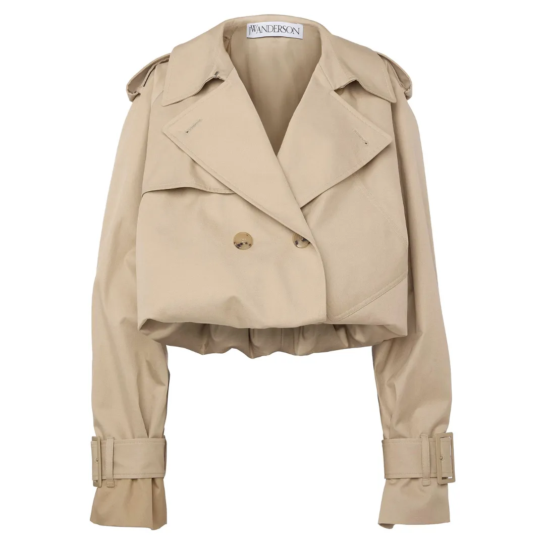 Cropped Trench Coat