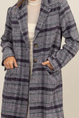 Edie Plaid Trench Coat