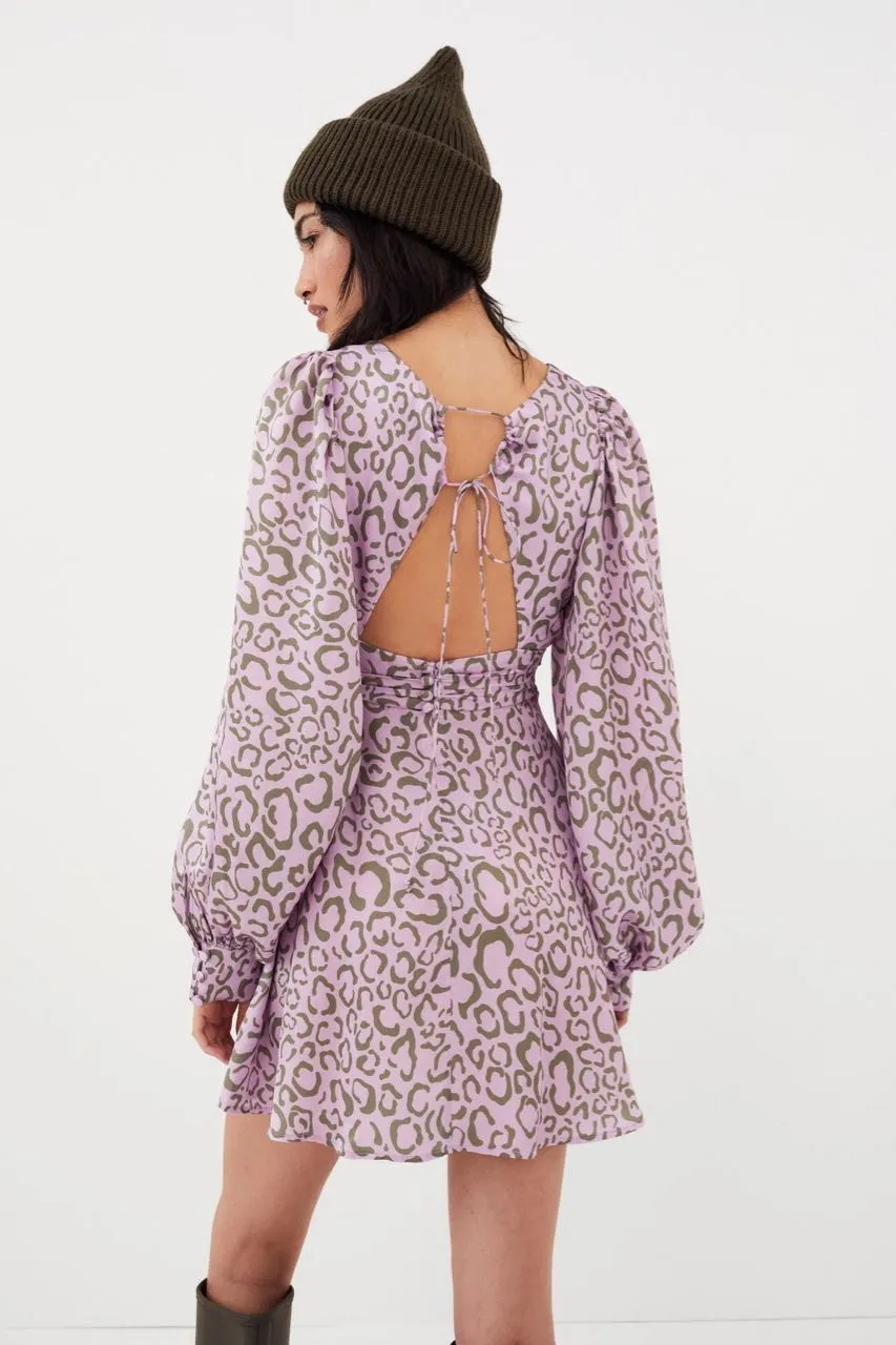 For Love & Lemons June Mini Dress - Purple