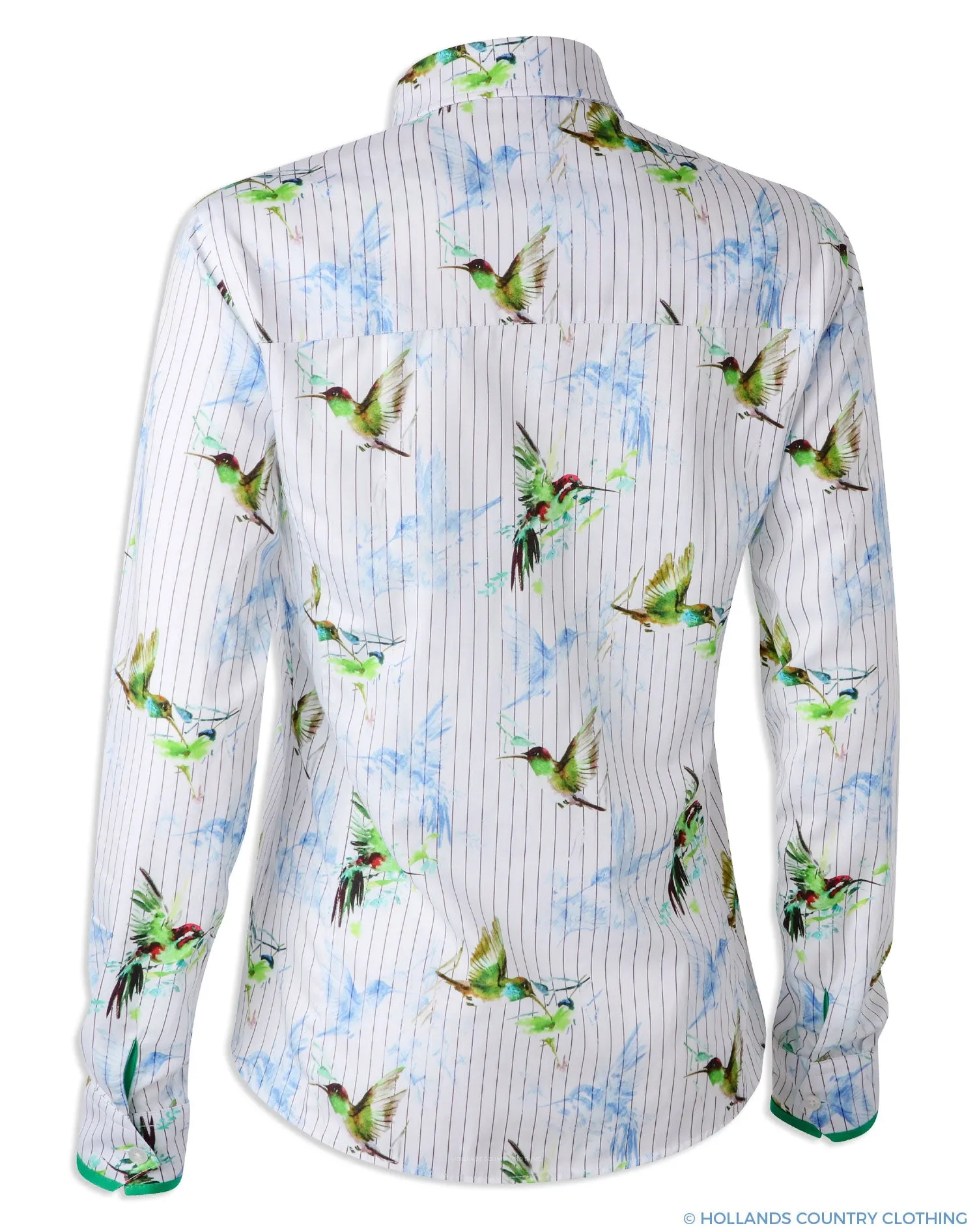 Hartwell Layla Cotton Shirt | Hummingbird Stripe