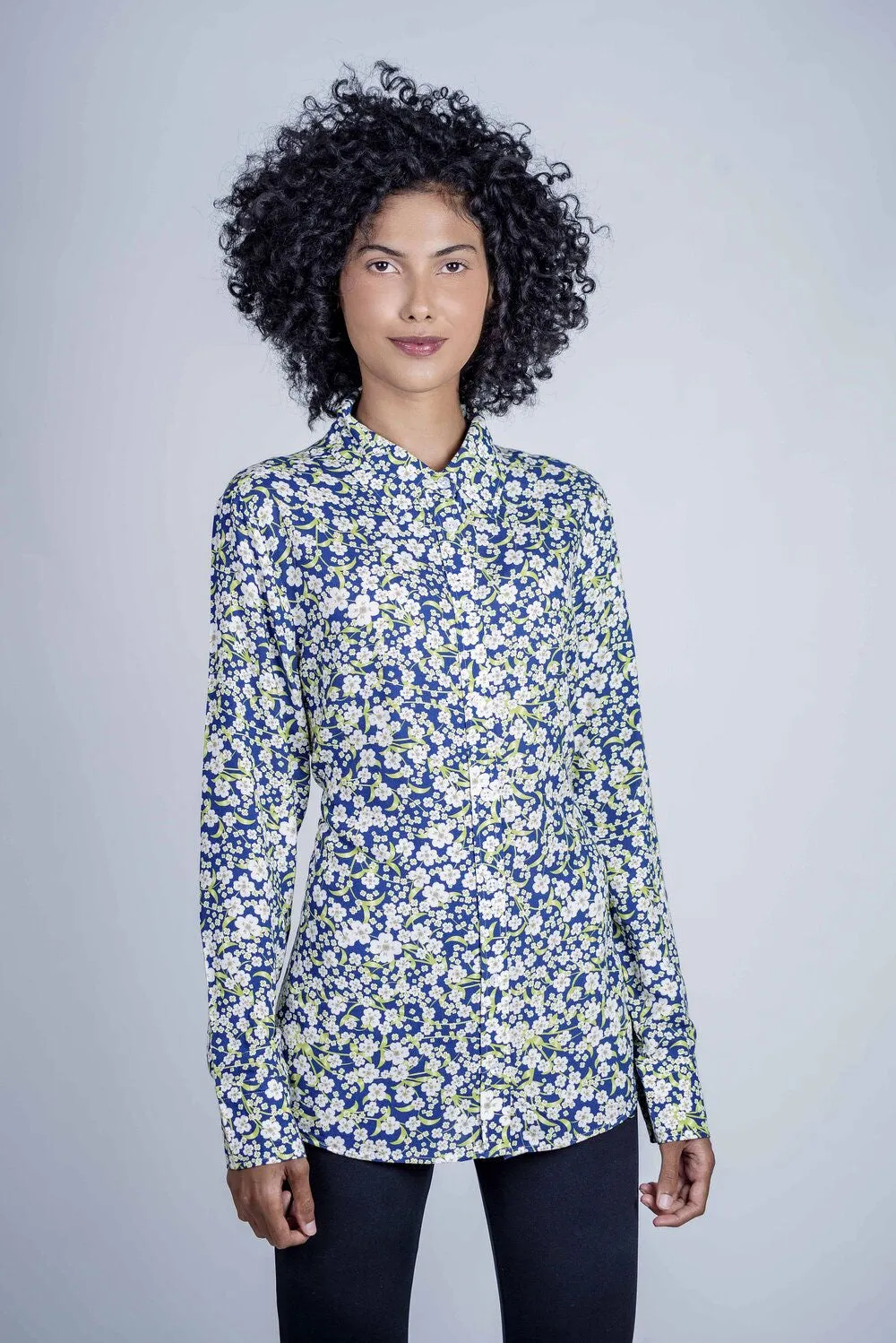 Hartwell Lydia Ladies Shirt | White Daisy