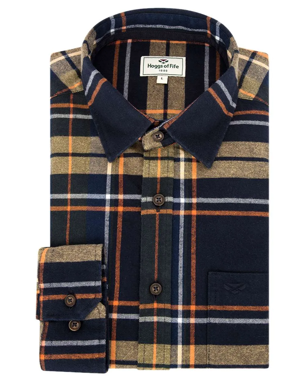 Hoggs of Fife Coll Cotton Twill Check Shirt