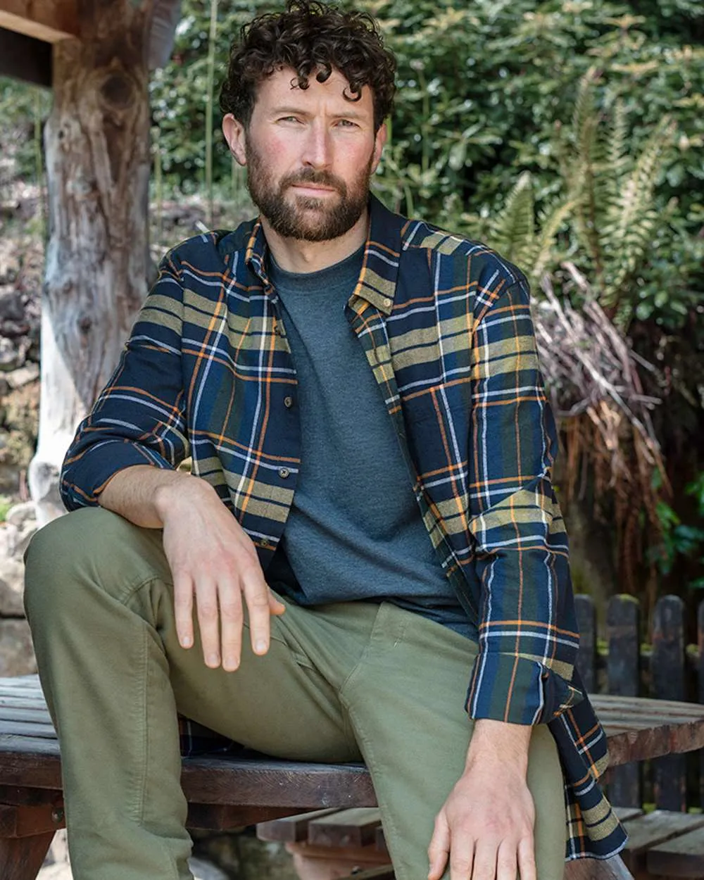 Hoggs of Fife Coll Cotton Twill Check Shirt