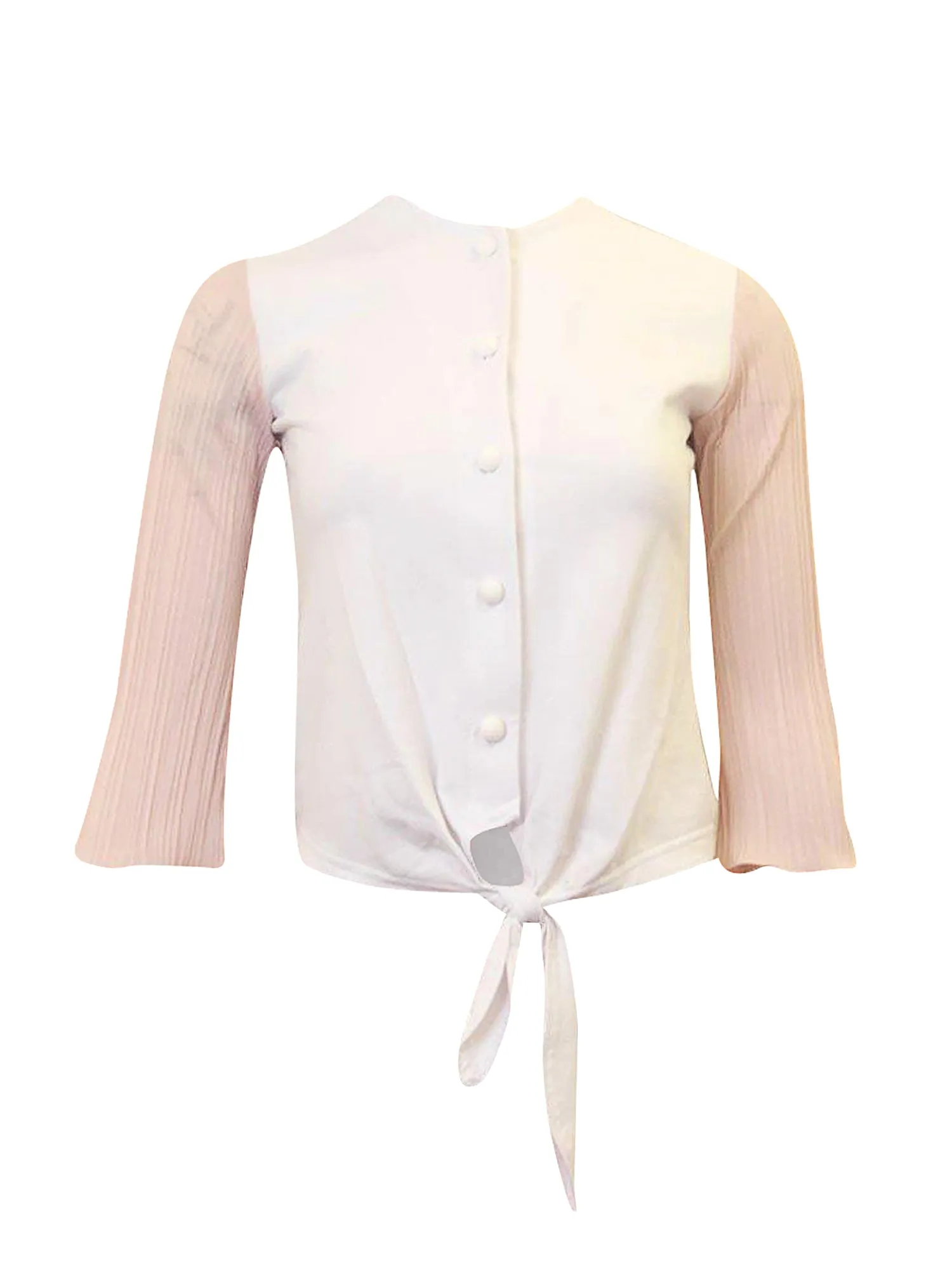 iPosh Pleated Sleeve Blouse