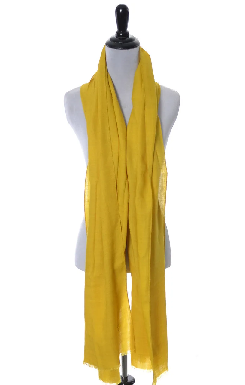 Kenzo Paris Mustard Yellow Vintage Scarf or Shawl