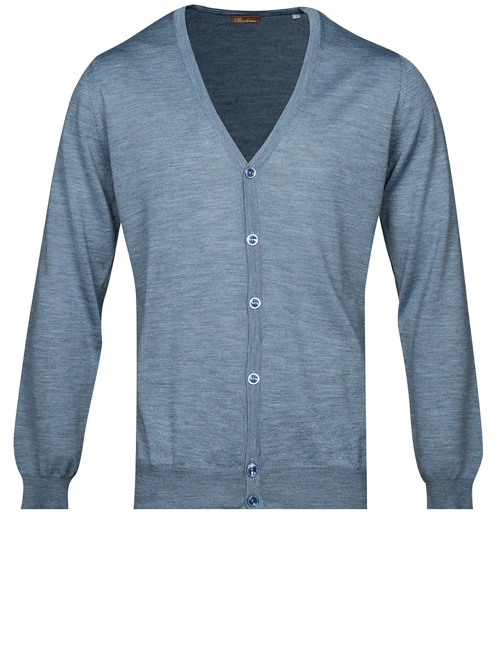 Knitwear Merino Wool Cardigan Blue