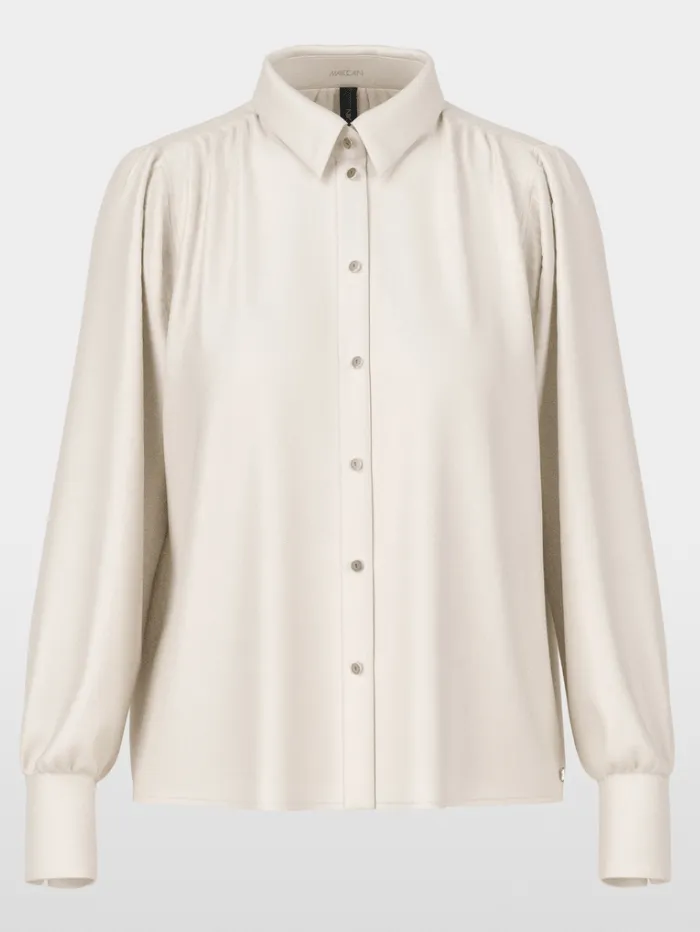 Marc Cain Collections Blouse With Kimono Sleeves In Light Beige XC 51.37 W85 COL 182