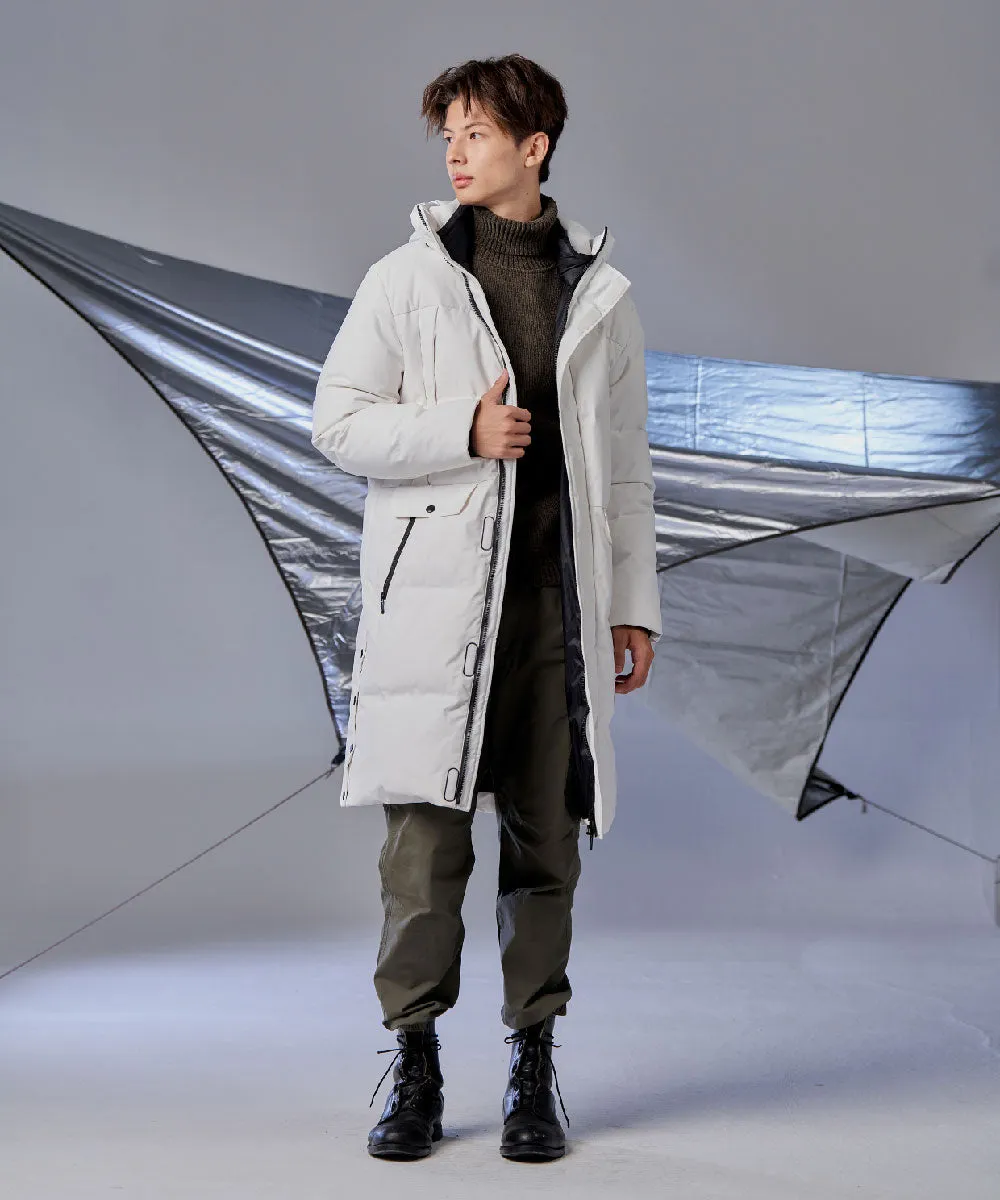 Men's Blanc Full Length Down Jacket