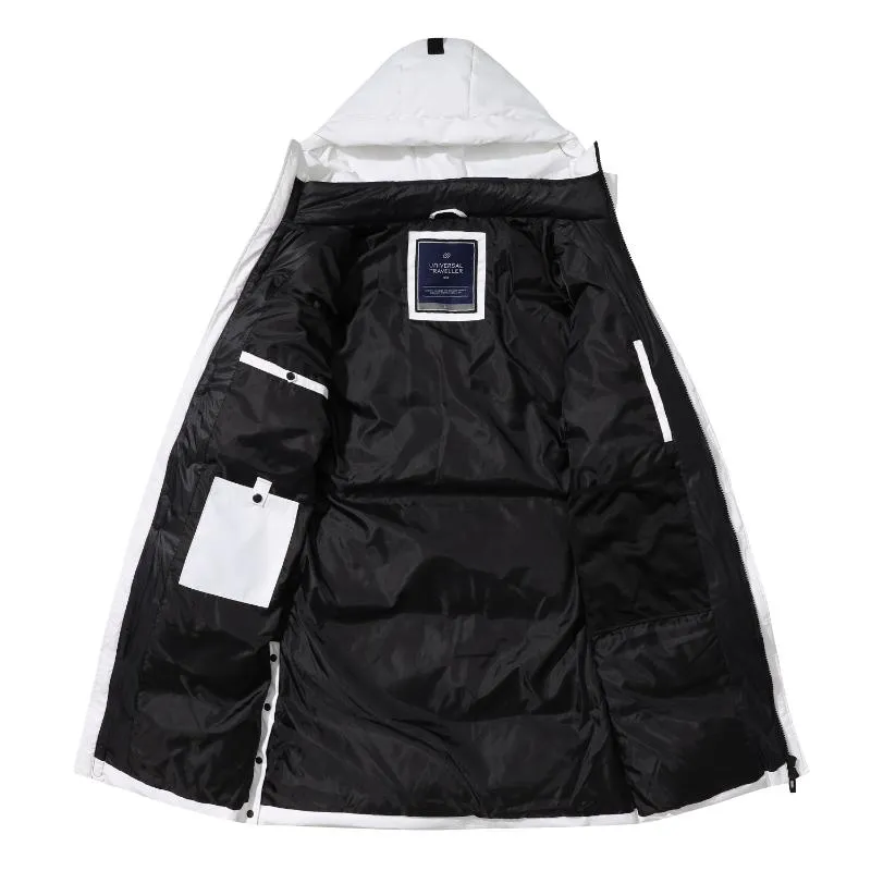 Men's Blanc Full Length Down Jacket