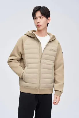 Men's Goose Down Short Hoodie