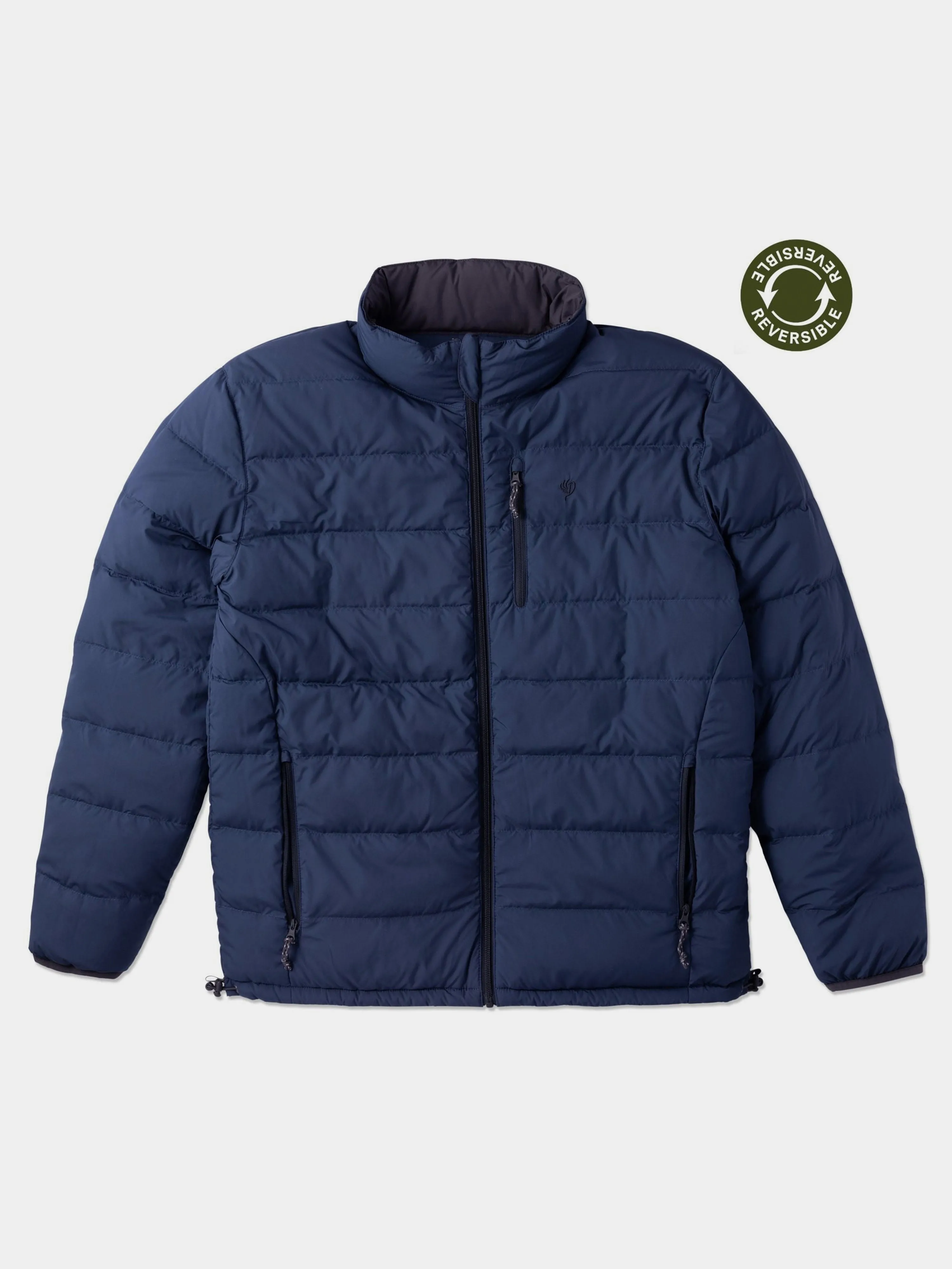 M's DryDown Reversible Jacket - Charcoal/Faded Navy