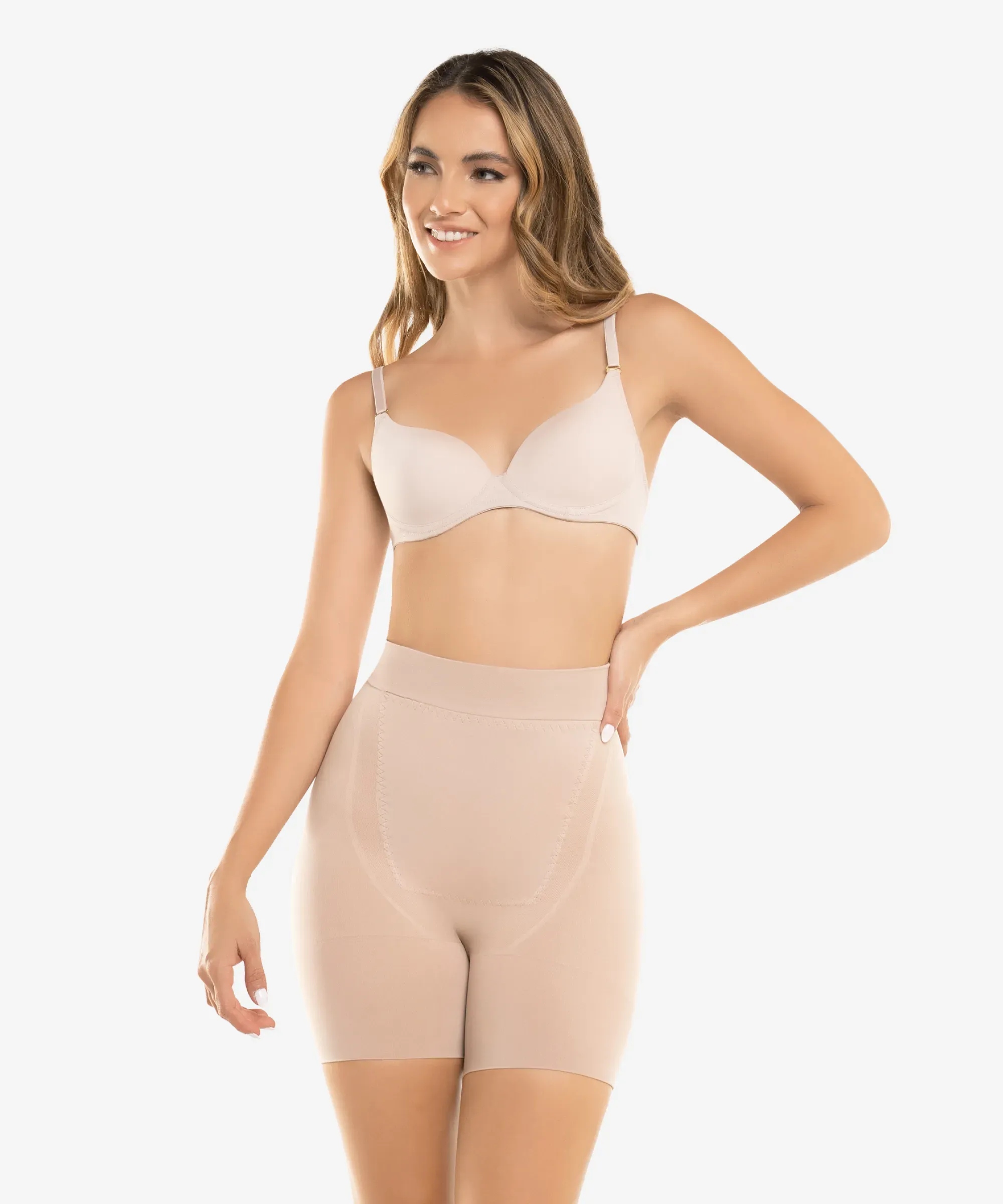 Nude Seamless Shorts 4-Pack in style 1504