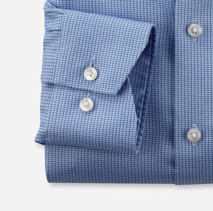 OLYMP - Luxor, Business Shirt, Modern Fit, Global Kent, Brick Blue