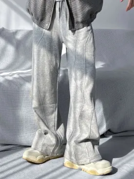 Refined Details Flare Sweatpants