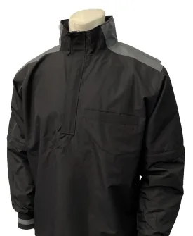 Smitty MLB Convertible Umpire Jacket - Black w/ Charcoal Grey