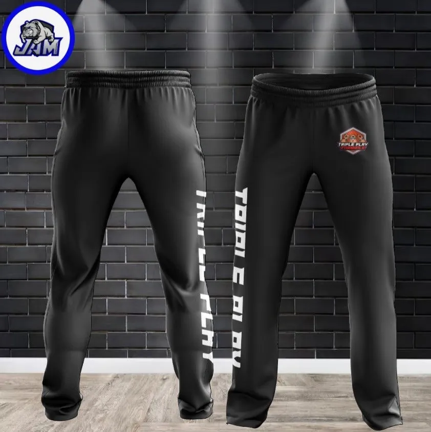 Triple Play Cornhole - Black Performance Sweatpants